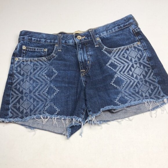 BIG STAR FACTORY JEAN SHORTS MADE IN MEXICO 8/29 🇮🇹 - Picture 1 of 11